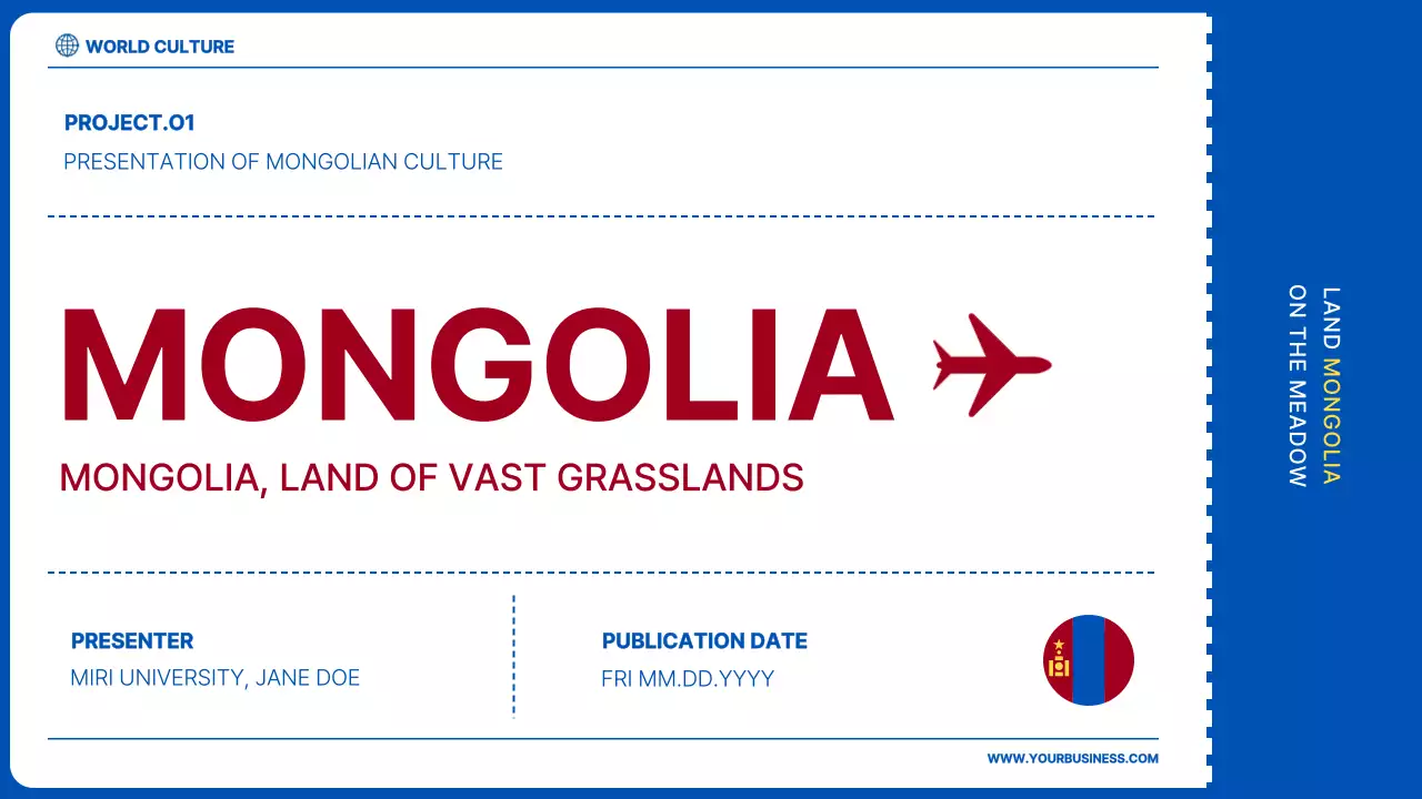 블루 프로페셔널 문화 프레젠테이션