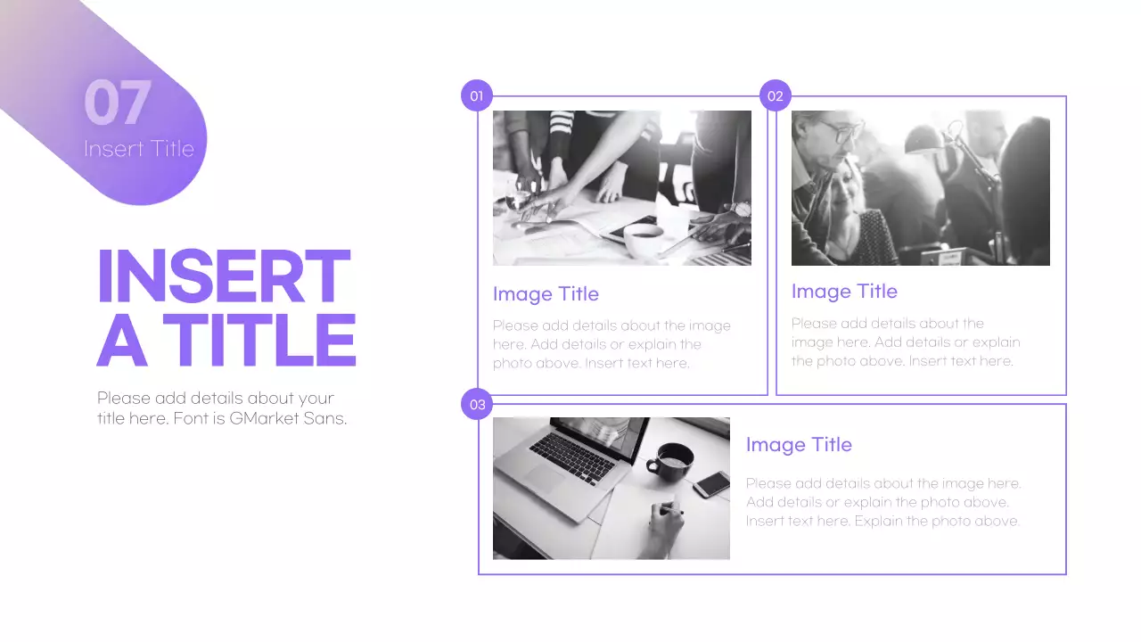 Purple Yellow Simple Concept Business Plan