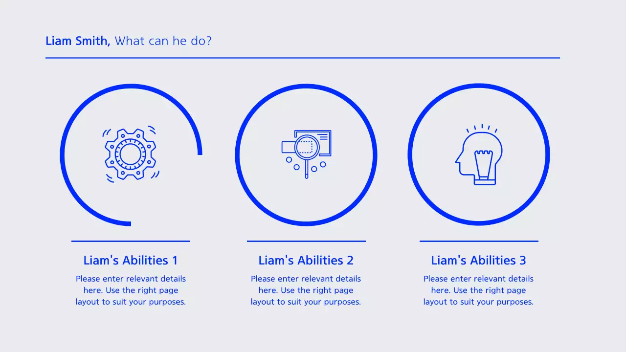 Blue Minimal Resume Presentation