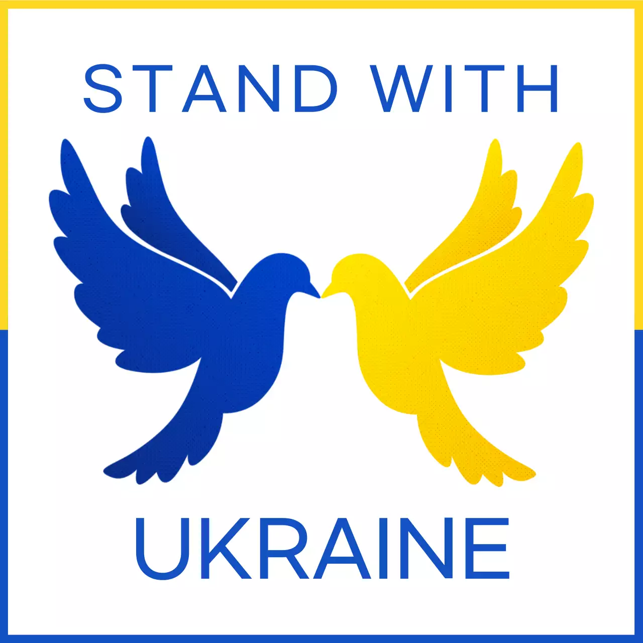 Blue Minimal Support Announcement Social Media Post