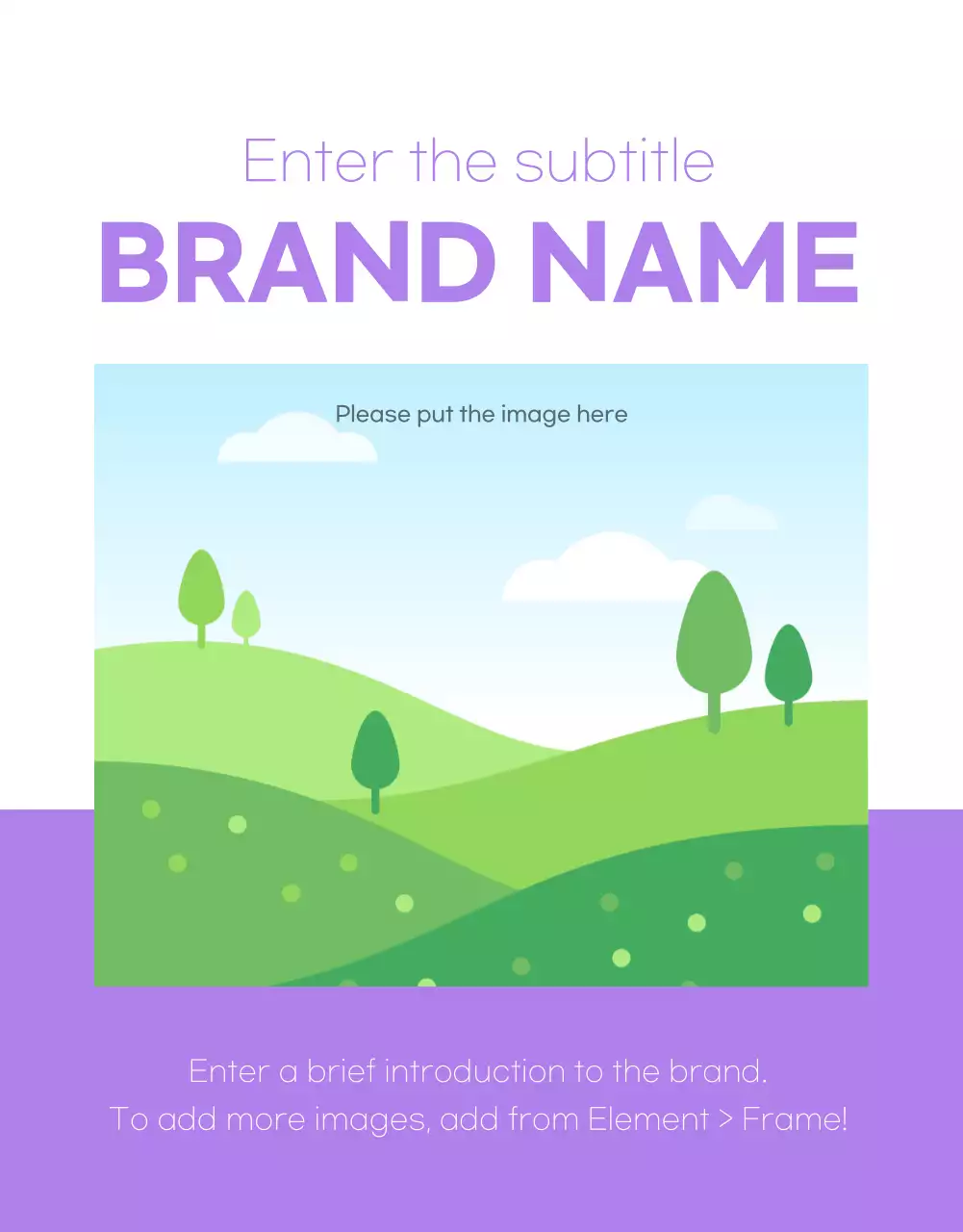 Purple Modern Product Promotion Poster