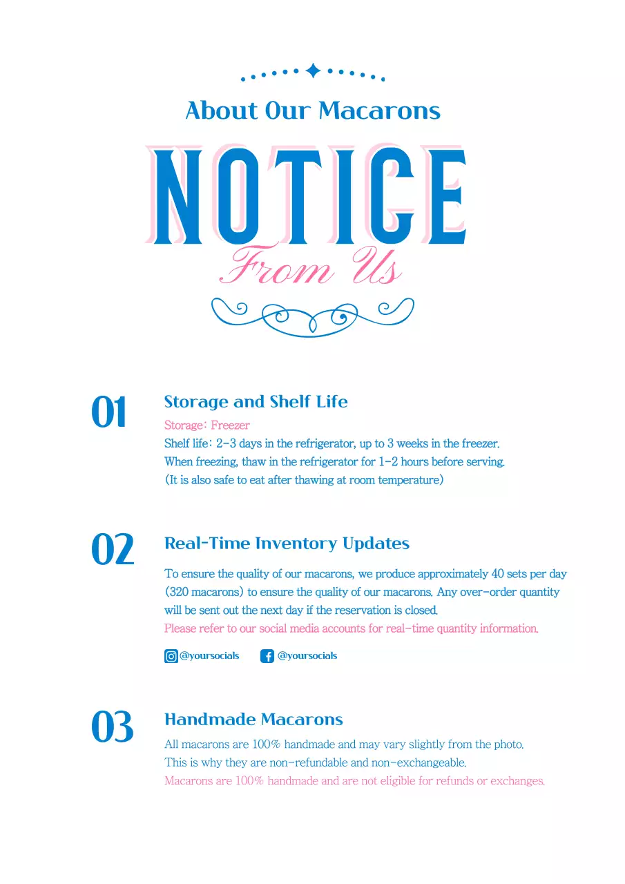 Cartaz promocional de padaria vintage rosa