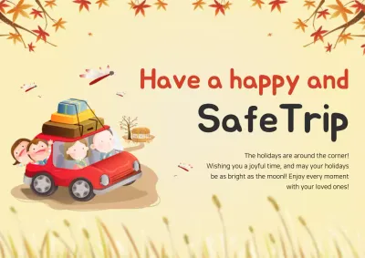 Red Retro Holiday Greetings Card Poster