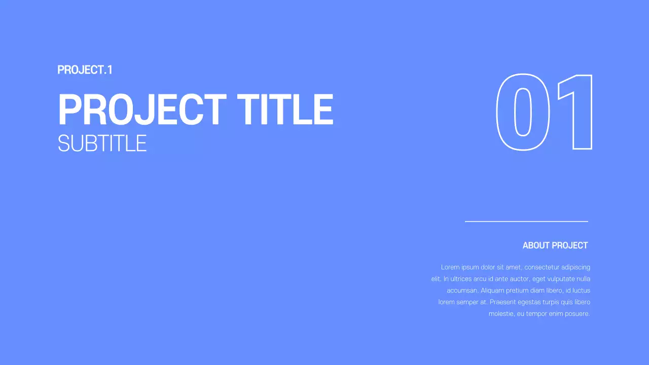 Developer portfolio in blue