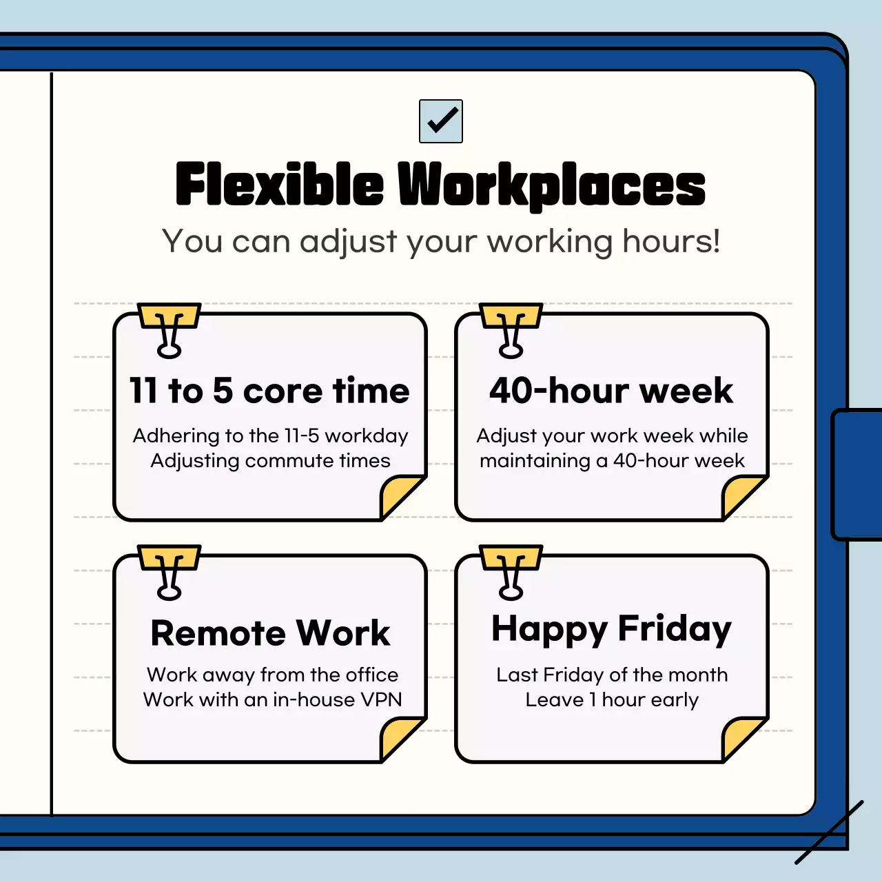 Blue Modern Welfare Announcement Instagram Carousel