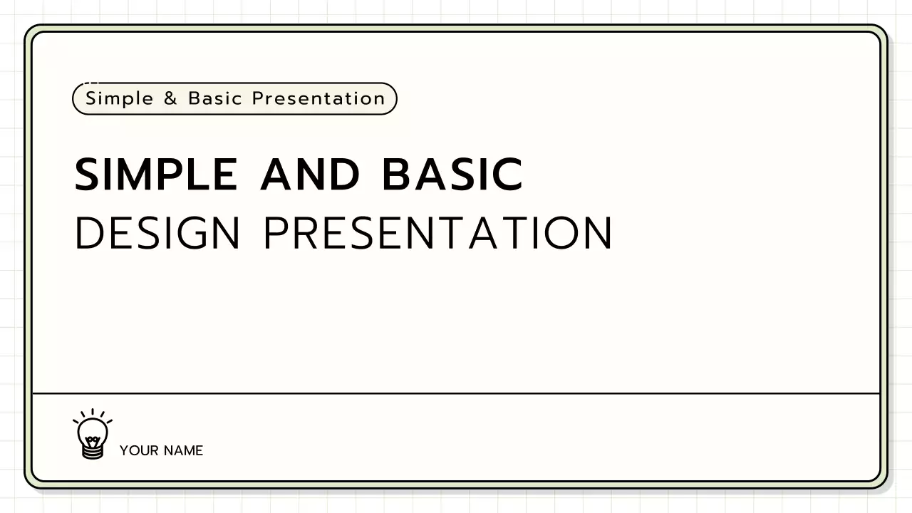 Yellow Minimal Guide Presentation