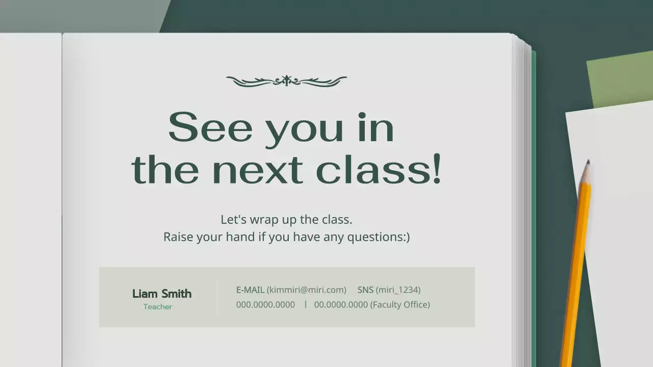 Green Classic Literature Course Presentation