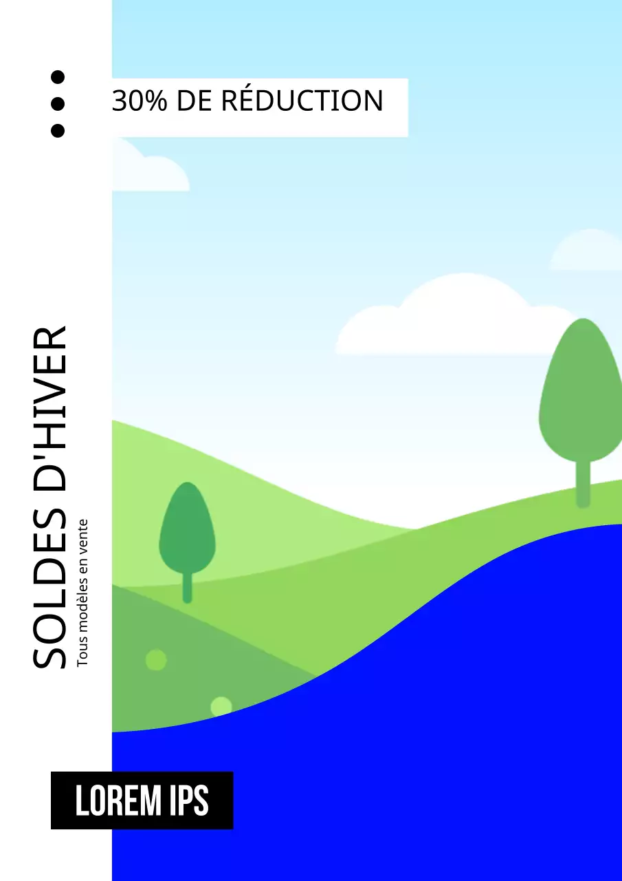 Différentes mises en page avec des photos colorées à haute saturation