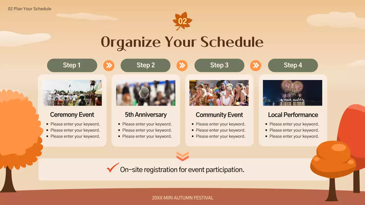 Orange Traditional Festival Guide Presentation