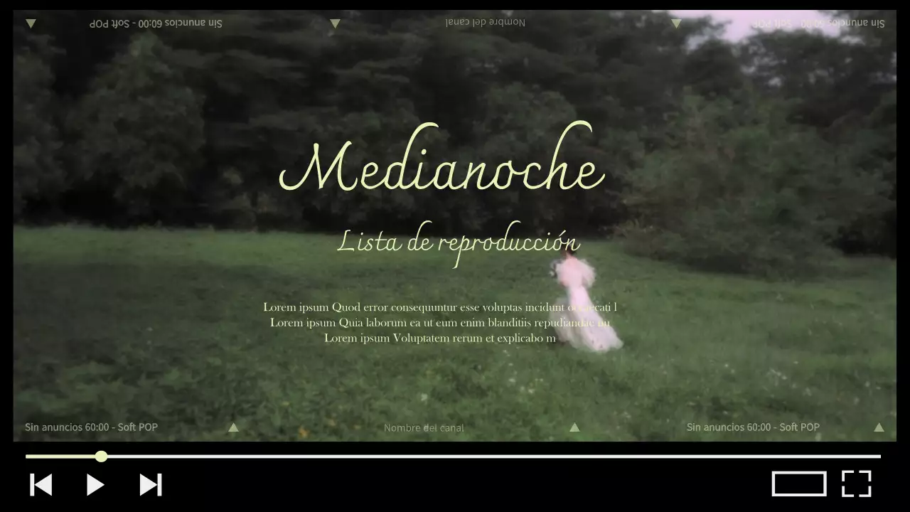 Verde y negro vintage sentimental lista de reproducción de música YouTube miniatura