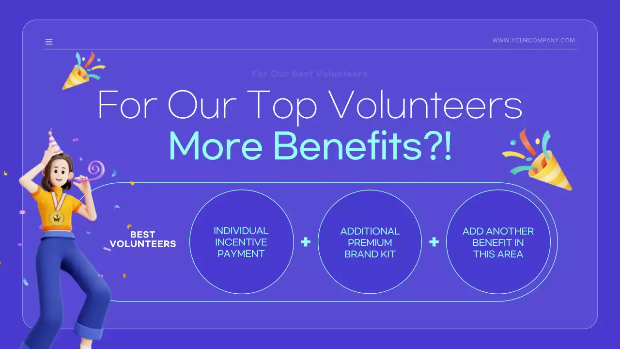 Blue Trendy Celebration Presentation