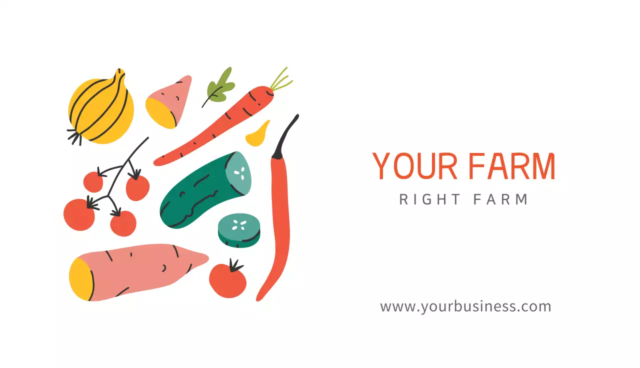 White illustration neat farmhouse