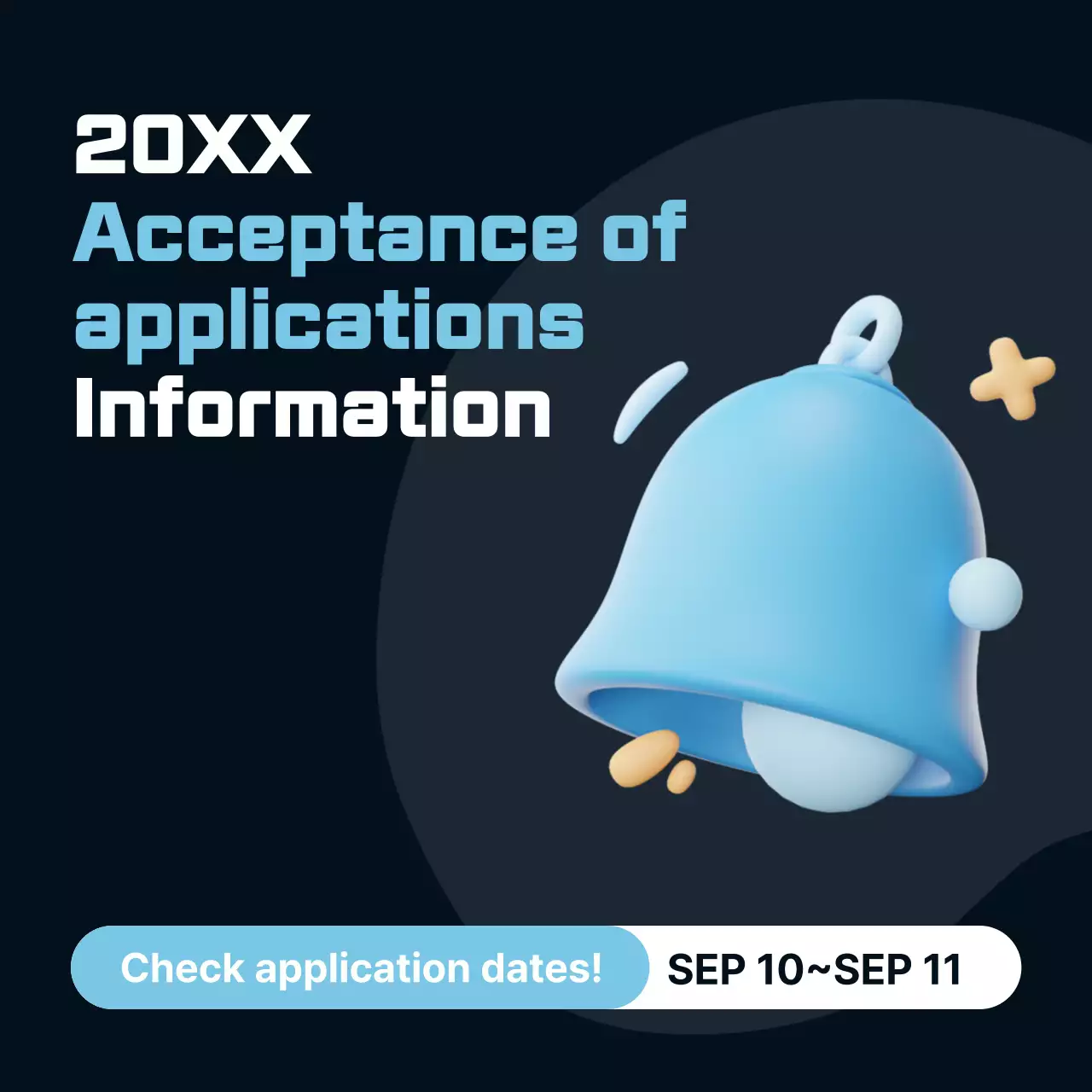 블루모던 어플리케이션 공지 소셜미디어 포스트