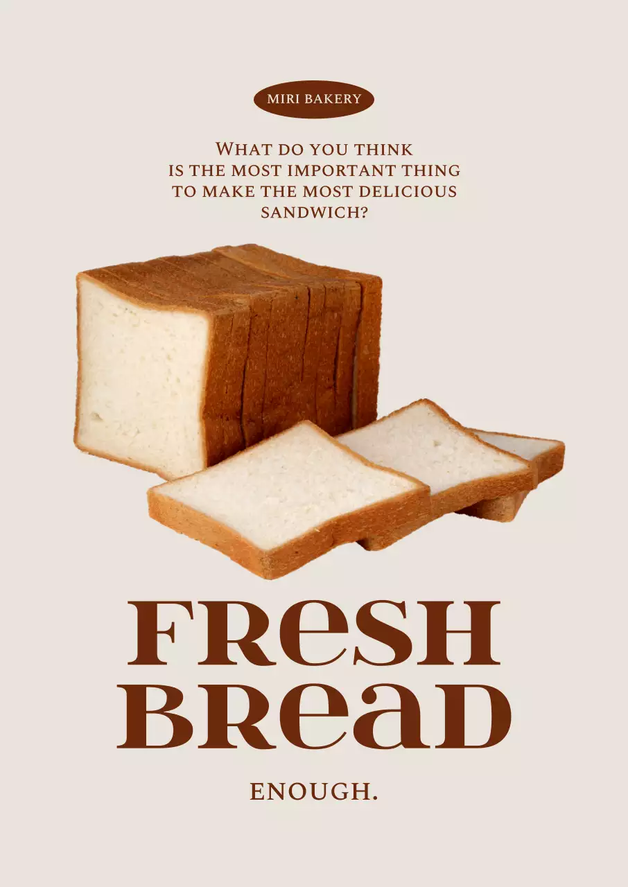 Promote a fall-inspired bakery menu with bold, brown-toned lettering