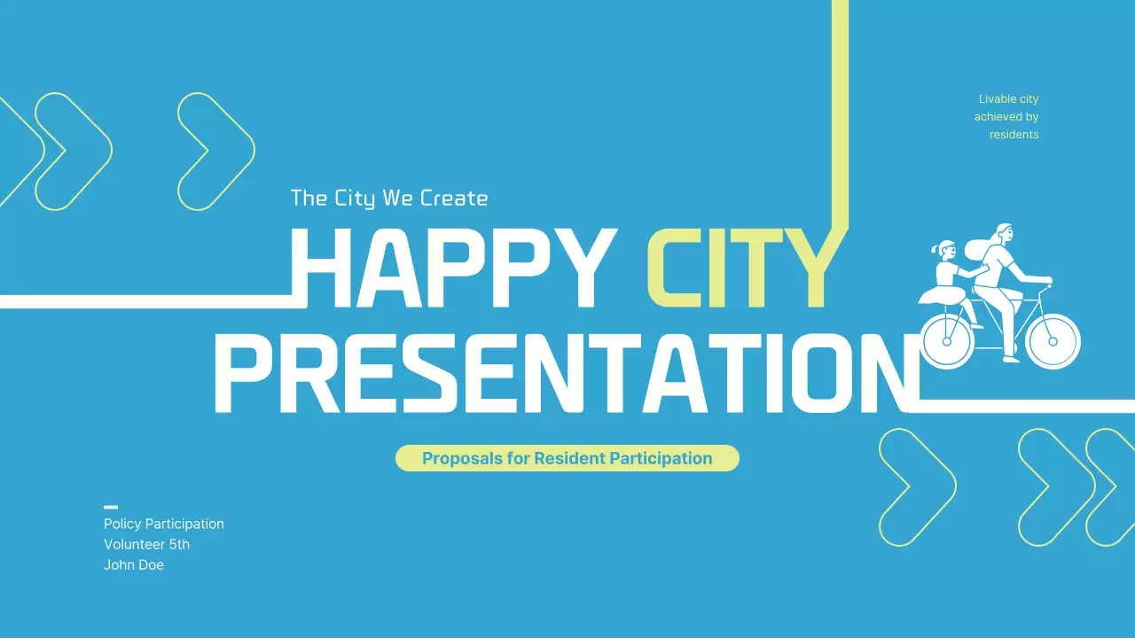 Blue Modern City Presentation