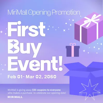 A cheering event full of purple gifts