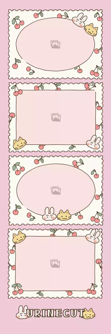 Banner de design de modelo fofo rosa