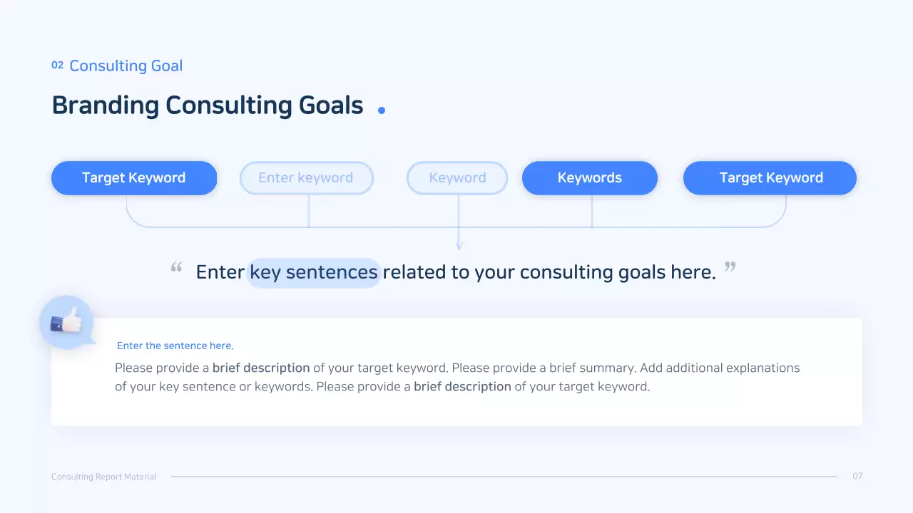 Blue Modern Consulting Report Presentation