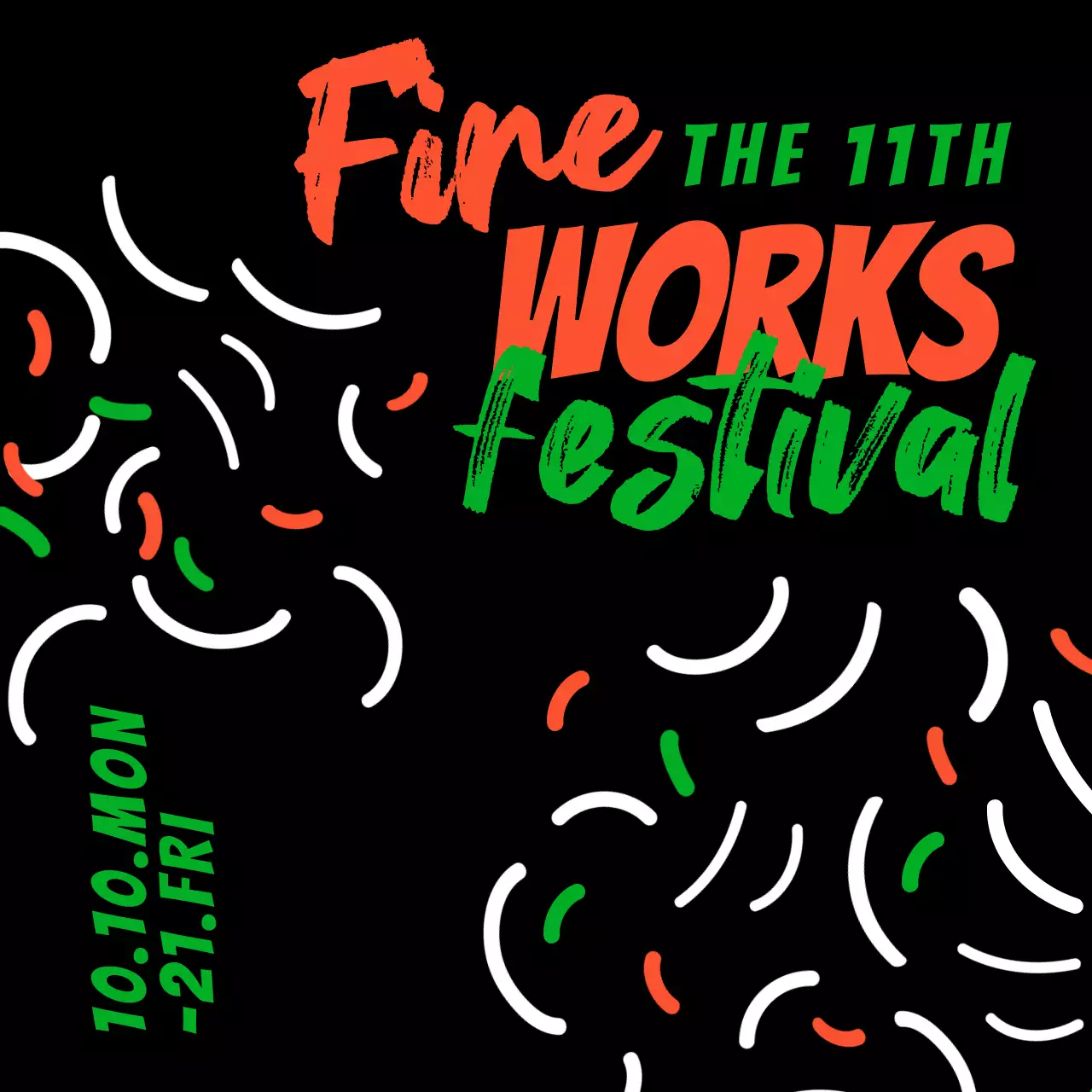 Black and orange album cover