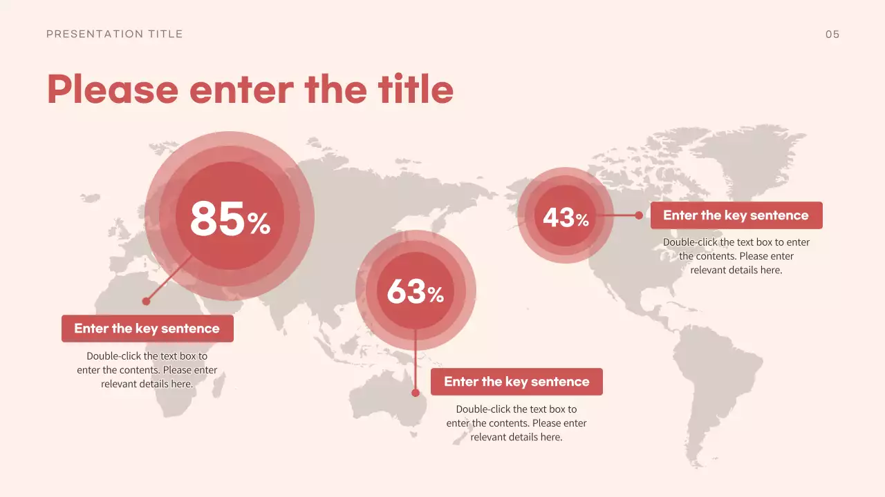 Red Minimal Document Presentation