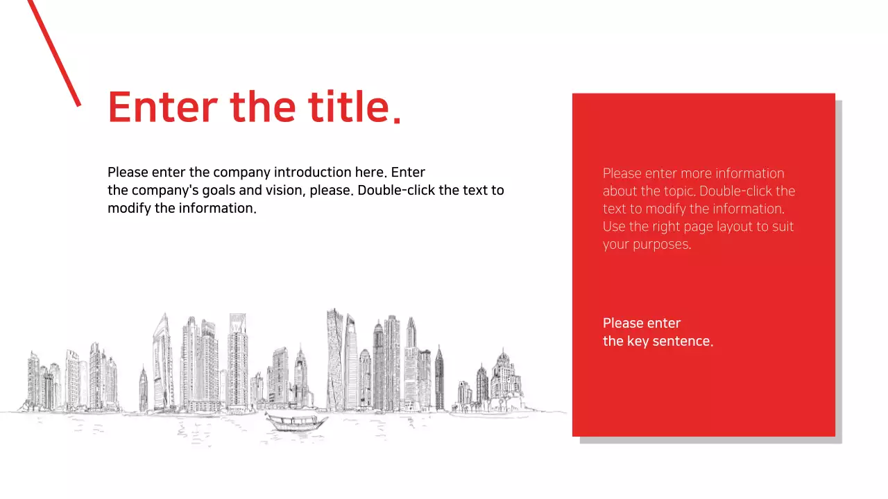 Presentation for business reports