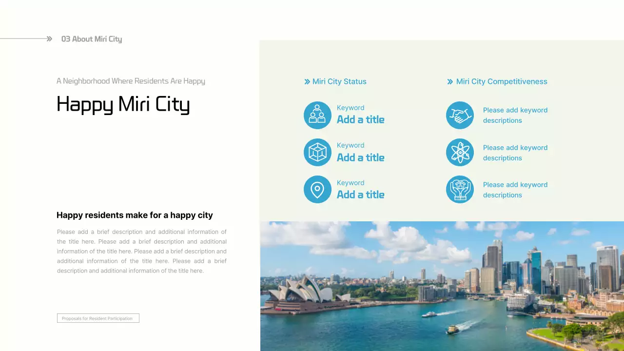 Blue Modern City Presentation