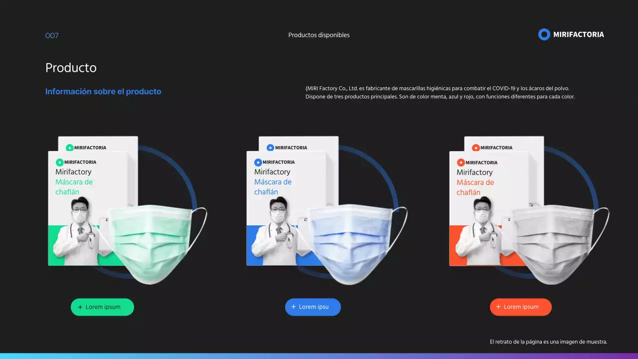 Propuesta de producción en consignación en azul y negro