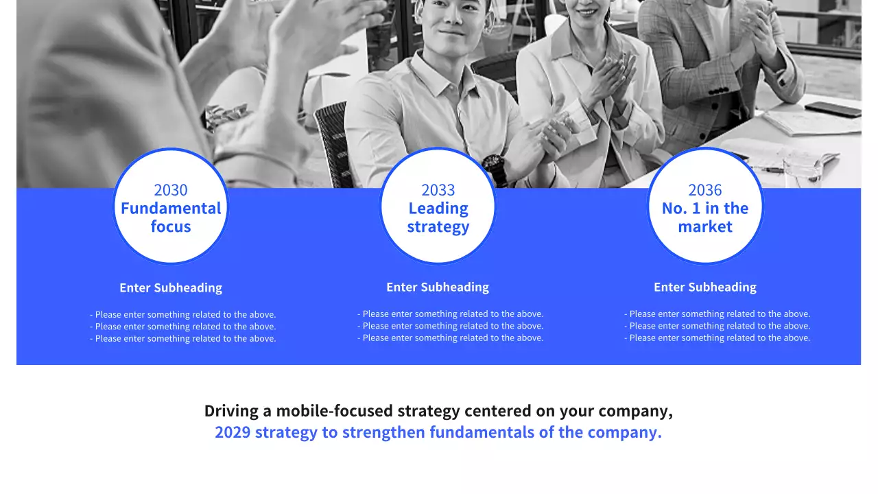 Blue Professional Business Plan Document Presentation