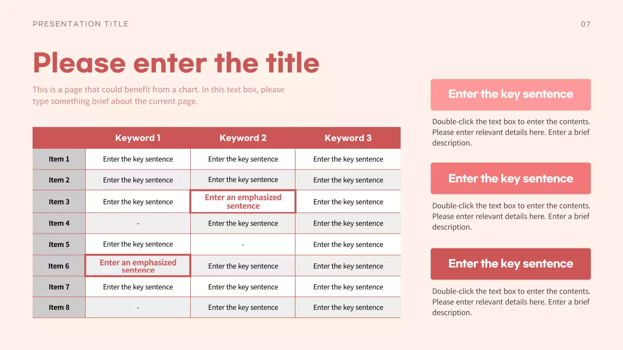Red Minimal Document Presentation