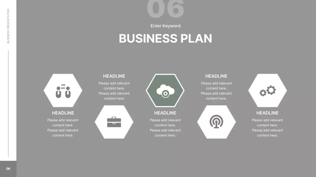 세이지 미니멀 비즈니스 프레젠테이션