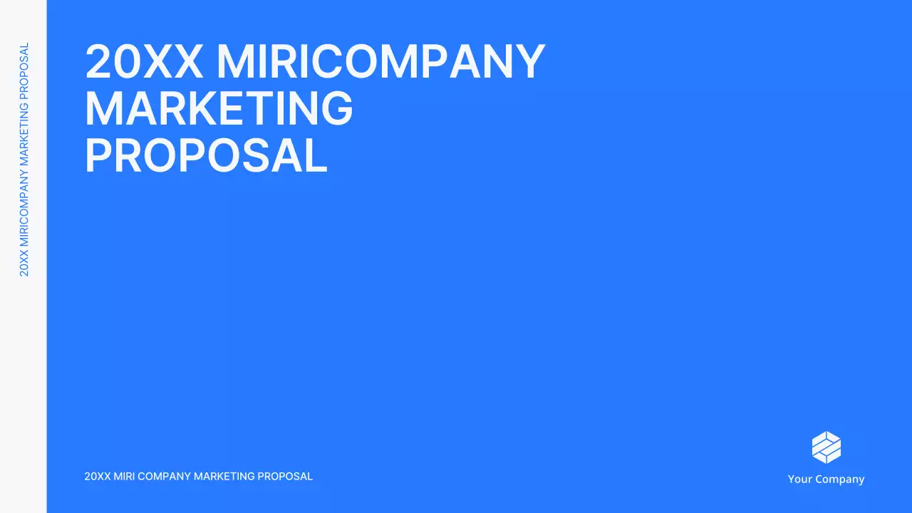 Business concept kit with blue, minimalist and simple lines