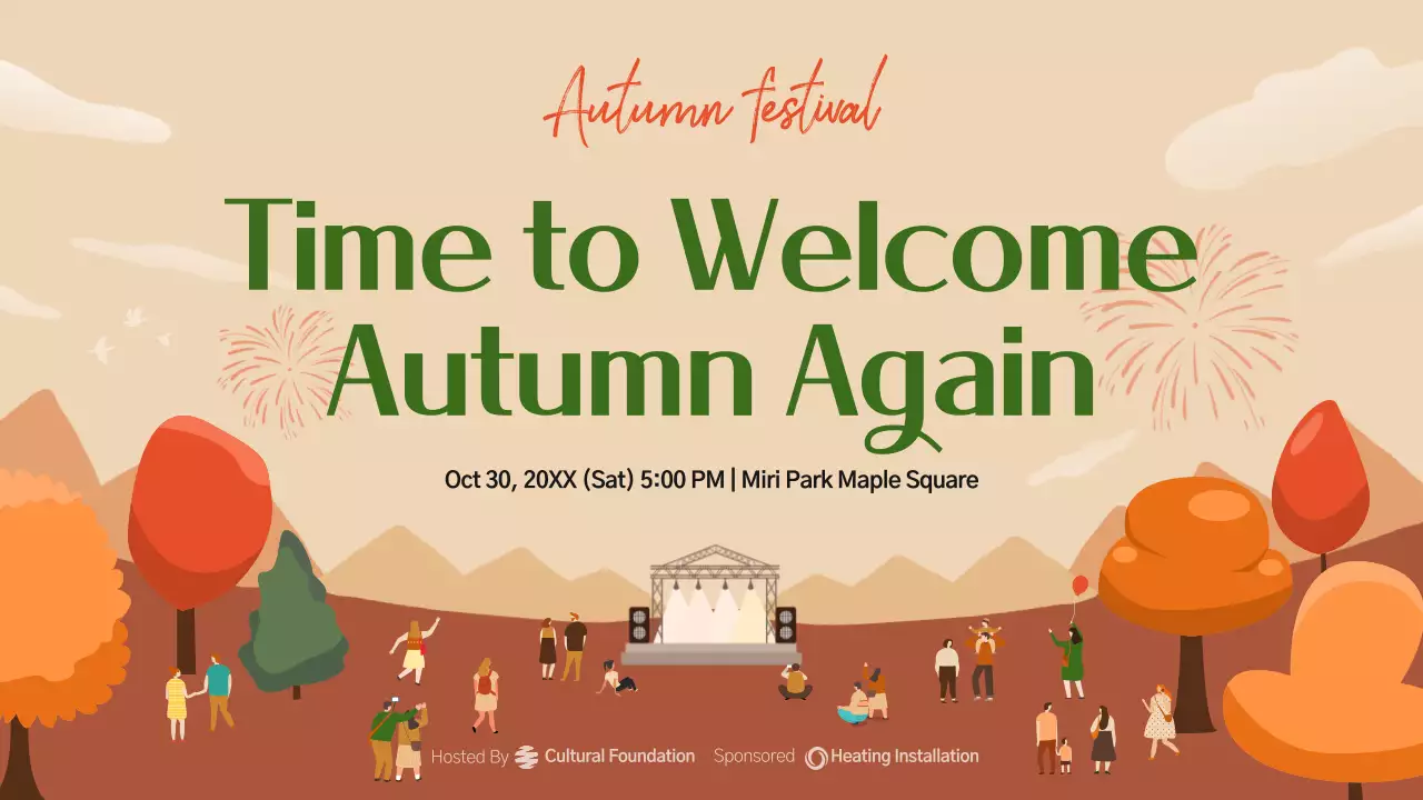 Orange Traditional Festival Guide Presentation