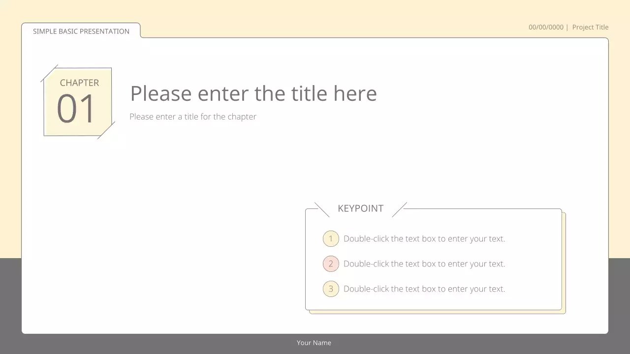 Pastel Minimalist Template Guide Presentation
