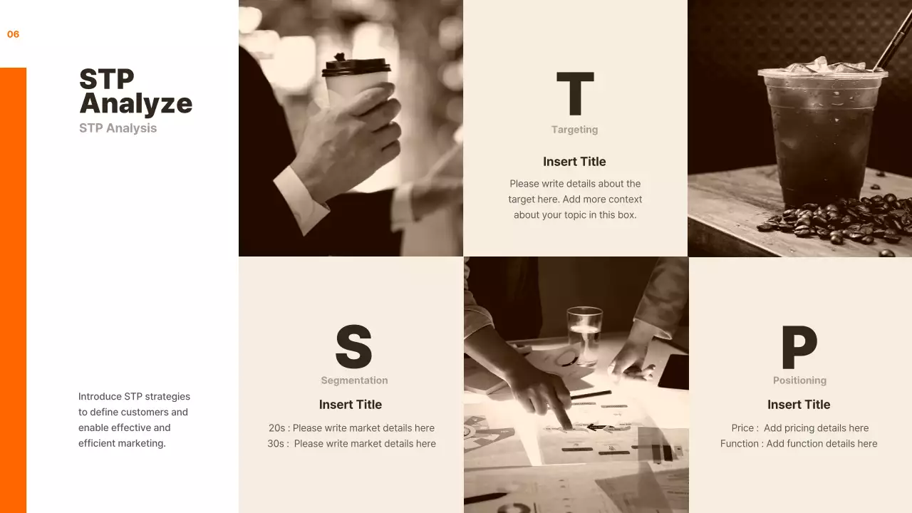 Orange Professional Marketing Guide Presentation