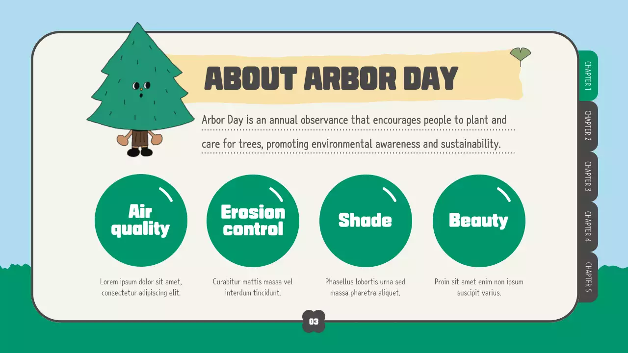 Educational resources for green and light Arbor Day events