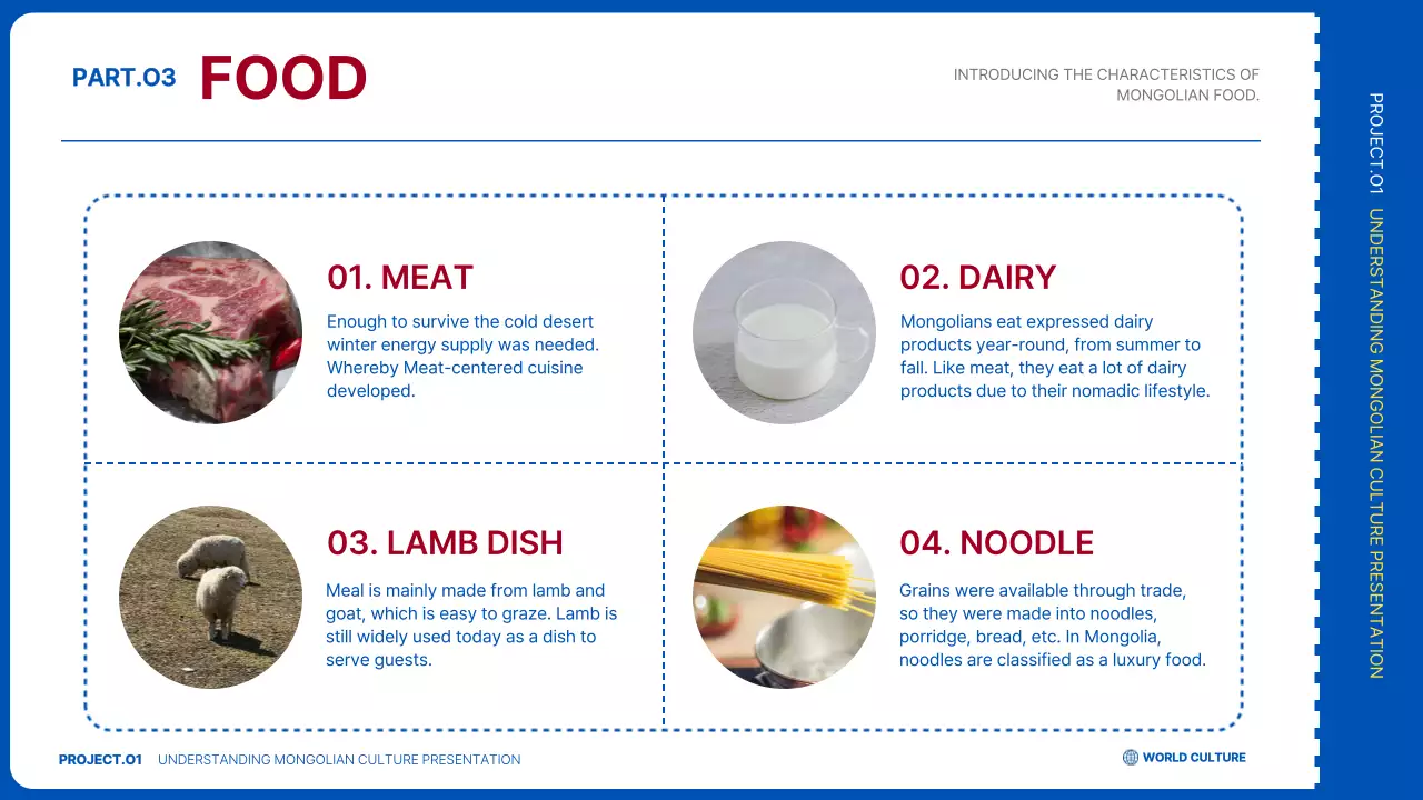 블루 프로페셔널 문화 프레젠테이션