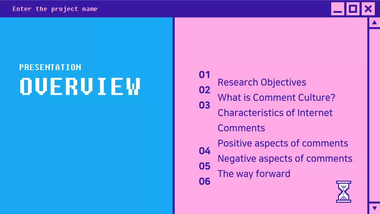 Blue Retro Internet Presentation