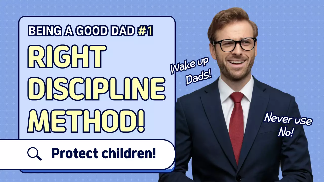 Blue Modern Parenting Guide YouTube Thumbnail