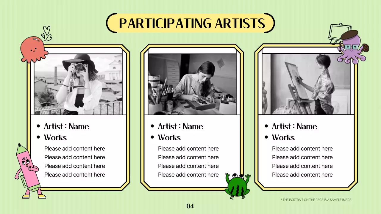 Colorful Playful Story Exhibition Presentation