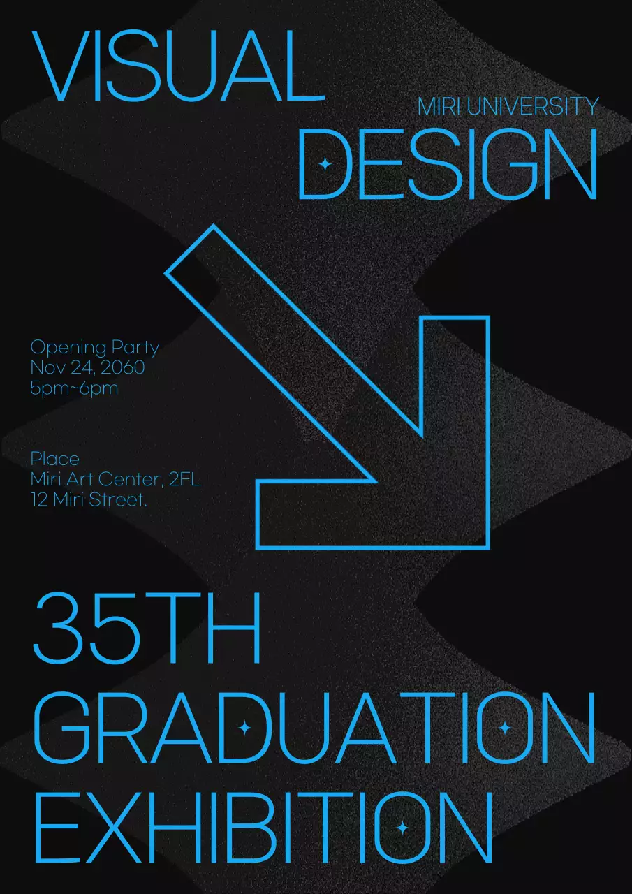 Graduation Exhibition of Typography and Arrow Points