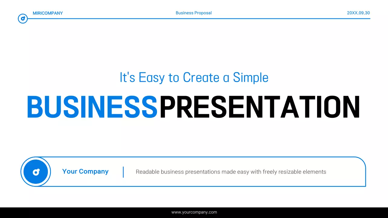 Blue Modern Business Presentation