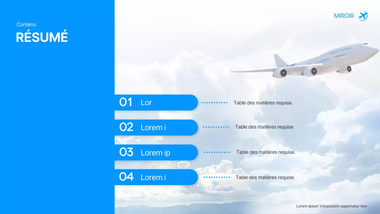 Compagnie aérienne, publicité, marketing, compétition, pitch en bleu