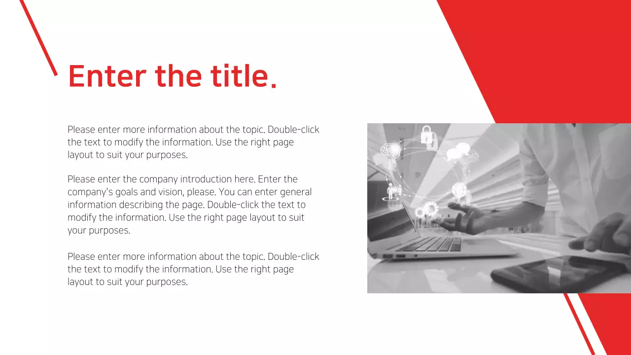 Presentation for business reports