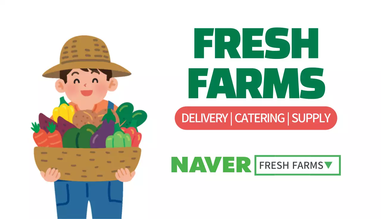 Green Simple Farm Advertisement Business Card