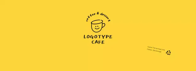 White yellow hand-drawn illustration