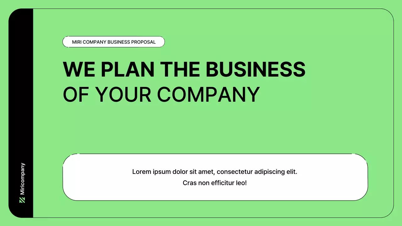 Business illustration with simple lines and green color