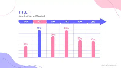 Pink Modern Data Report Infographic
