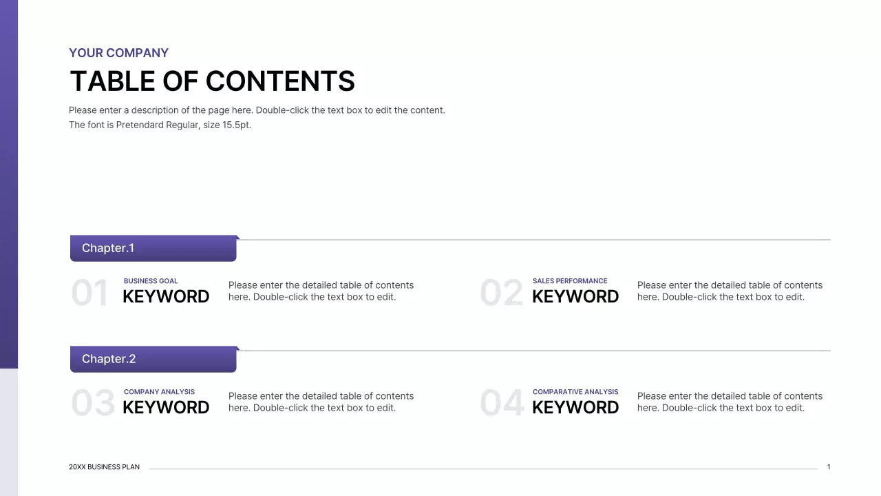 Purple Modern Business Plan Presentation
