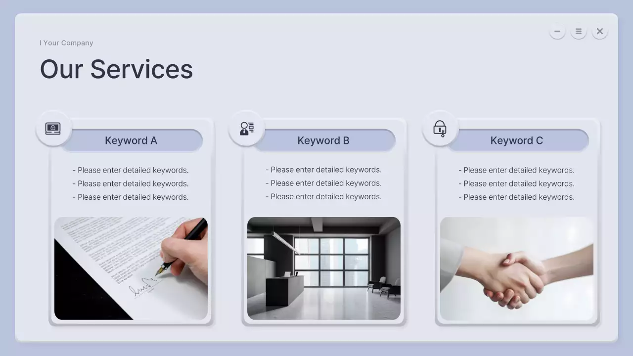 Presentasi Bisnis Minimal Abu-abu