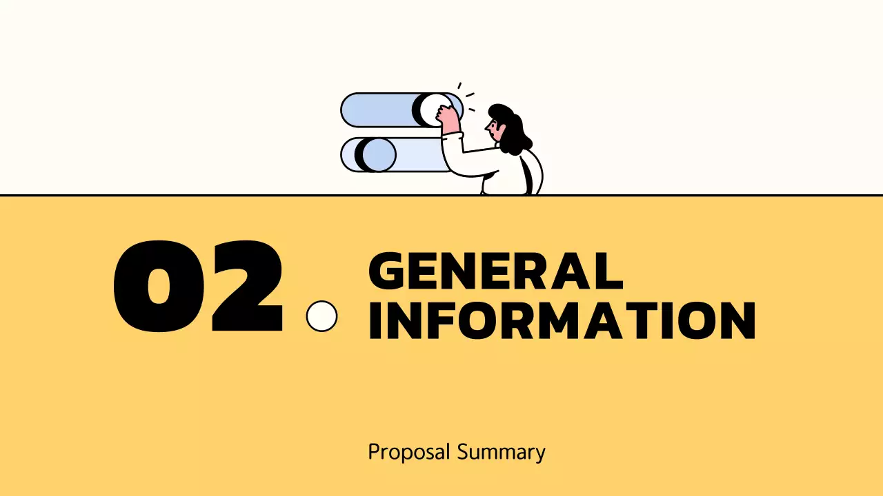 노란색 최소 비즈니스 계획 문서 프레젠테이션